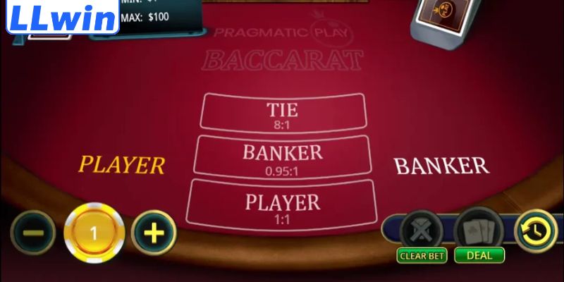 Rủi ro của gấp thếp trong Baccarat